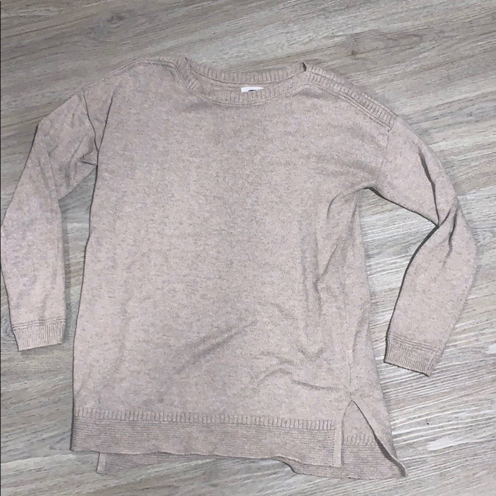 Tan Old Navy sweater